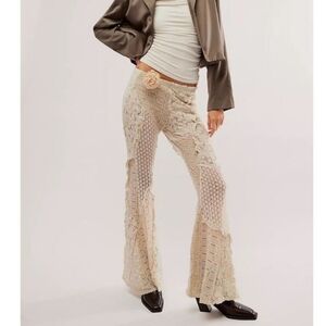 INSEARCH OF Free People Soft Shock Patchwork Flare Pants